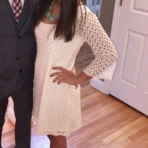 Ivory lace dress